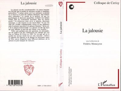 La jalousie - Frédéric Monneyron - (donnée non spécifiée)