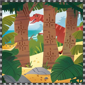 Dinosaures escape - boîte avec cartes et accessoires