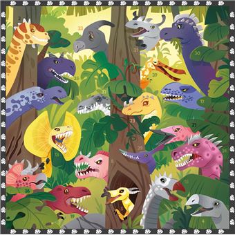 Dinosaures escape - boîte avec cartes et accessoires