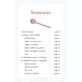 Hubert fait la cuisine : recettes sucrées