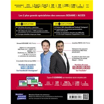 Le Grand Manuel du concours ACCÈS (Programme officiel : écrits + oraux)
