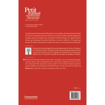 Petit manuel (irrévérencieux) d’économie