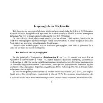 Les pétroglyphes de Tcholpon-Ata au Kirghizstan