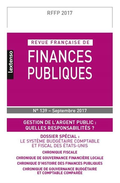Revue française de finances publiques