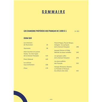 Les 1000 chansons préférées des Français
