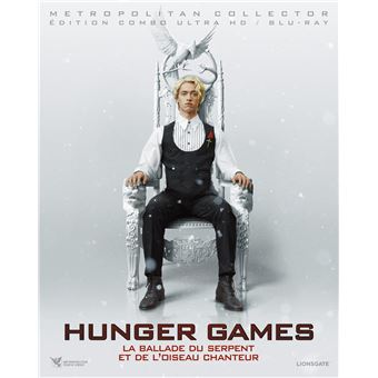 Hunger Games : La Ballade du serpent et de l'oiseau chanteur Édition  Collector Steelbook Blu-ray 4K Ultra HD - Précommande & date de sortie