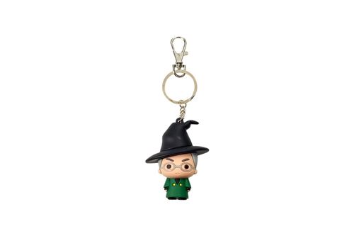 HARRY POTTER-RUBBER FIGURE KEYCHAIN-MC GONAGALL