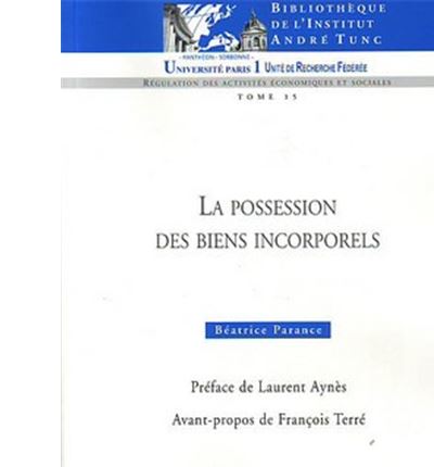 La possession des biens incorporels