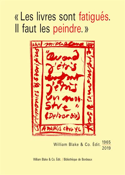 Les livres sont fatigués. Il faut les peindre