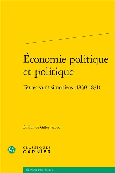 Économie politique et politique