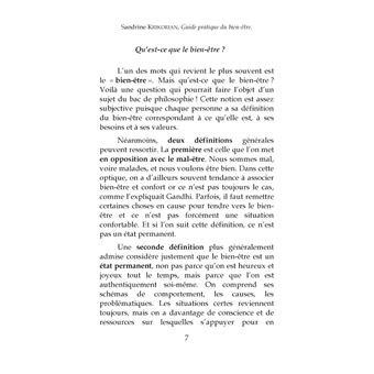 Guide pratique du bien-être.