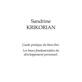 Guide pratique du bien-être.
