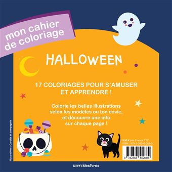 Halloween - Mon cahier de coloriage