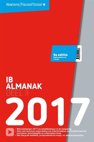 Nextens IB Almanak  2017 deel 2