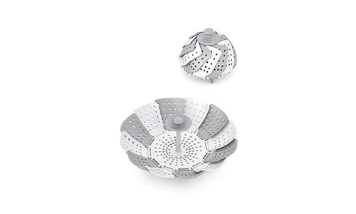 Cuit vapeur Joseph Joseph Lotus blanc et gris
