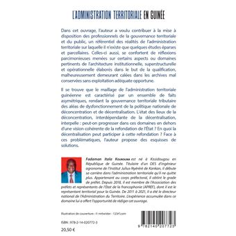 L'administration territoriale en Guinée