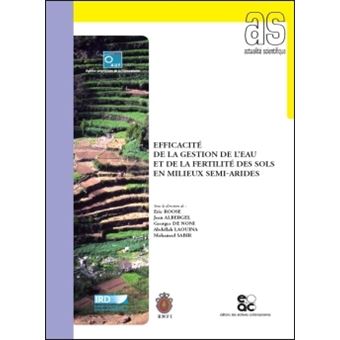 Efficacité de la gestion de l'eau et de la fertilité des sols