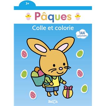 Colle et colorie Pâques
