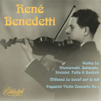 René Benedetti, Manuel De Falla, Henryk Wieniawski, Fritz Kreisler - 1