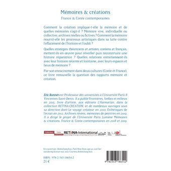 Mémoires et créations