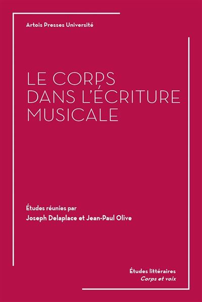 Le corps dans l'écriture musicale