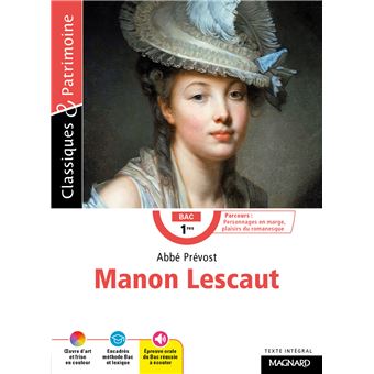 Manon Lescaut - Bac Français 1re 2023 - Classiques et Patrimoine