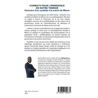 Combats pour l'émergence de notre terroir