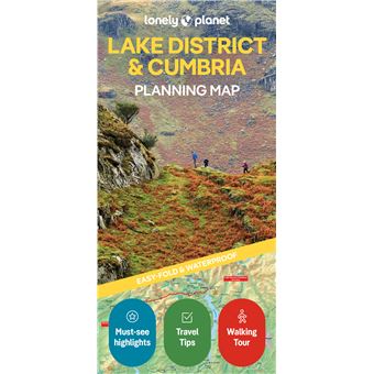 Lake District & Cumbria Planning Map 1ed -anglais-