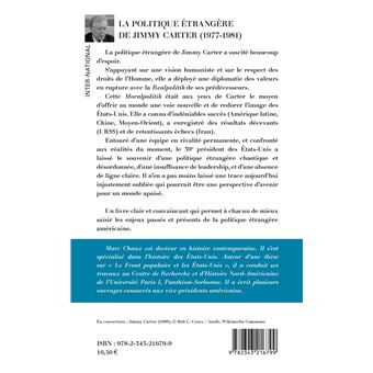La politique étrangère de Jimmy Carter (1977-1981)
