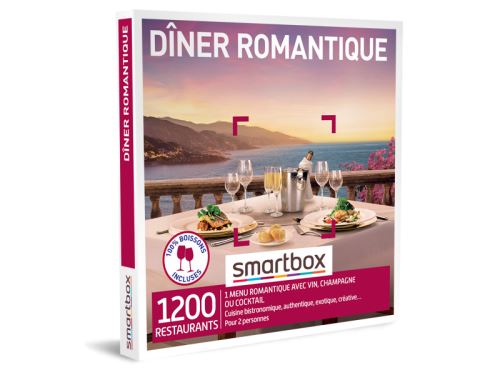 Coffret cadeau Smartbox Dîner romantique