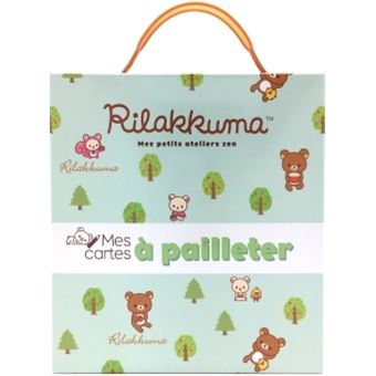 Rilakkuma - Rilakkuma, Boîte avec cartes et tubes de paillet - 1
