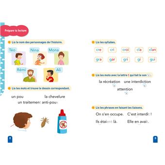Téo et Nina Fin de CP Niveau 3 - Téo a des poux