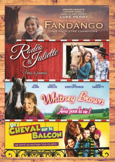 Coffret Cheval 4 films DVD