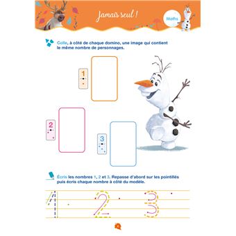 Disney - Reine des Neiges - De la Grande Section au CP - Cahier de vacances 2023