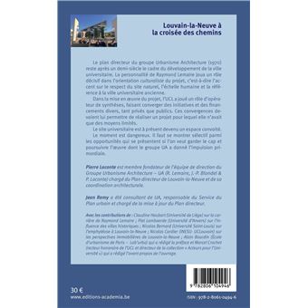 Louvain-la-Neuve à la croisée des chemins