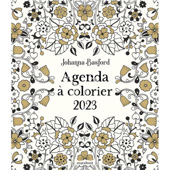 Agenda à colorier 2023 - Johanna Basford - broché - Johanna Basford