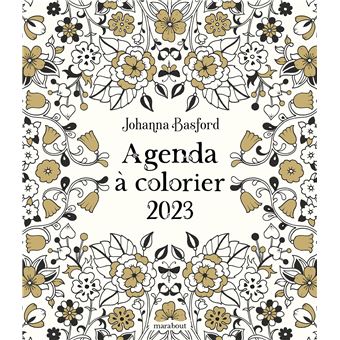 Agenda Basford à colorier 2024 (Grand format - Broché 2023), de