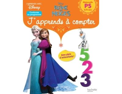 La Reine Des Neiges J'apprends à compter PS
