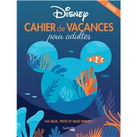 Cahier de vacances pour adulte Disney 2020
