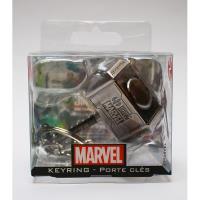 MARVEL-3D METAL KEYCHAIN BLISTER BOX-THOR HAMMER