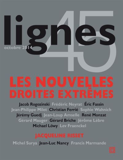 Les nouvelles droites extrêmes