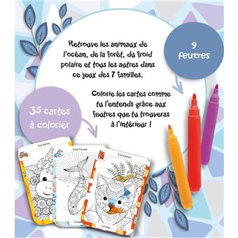 Color zen - Les 7 familles - Colorie tes cartes et joue !