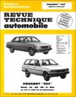 Revue technique automobile 381.7 Peugeot 305 GL 78-89 GR, SR jusqu'à 85