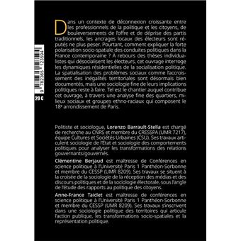 Les ancrages urbains du vote