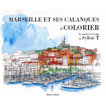 Marseille et ses calanques à colorier