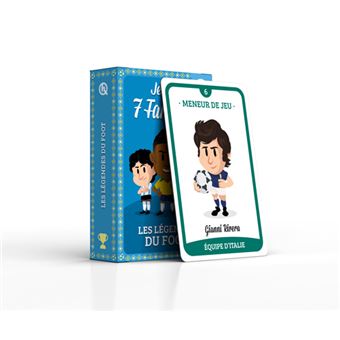 7 familles Légendes du foot