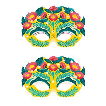 Les ateliers de Manon Bucciarelli - masques à strass - Féérie - pochettes avec accessoires