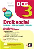 DCG 3 - Droit social - Manuel et applications - Millésime 2022-2023