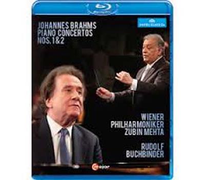 BUCHBINDER, BRAHMS, THE PIANO CONCERTOS/BLURAY