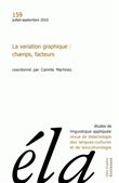 Études de linguistique appliquée - N°3/2010